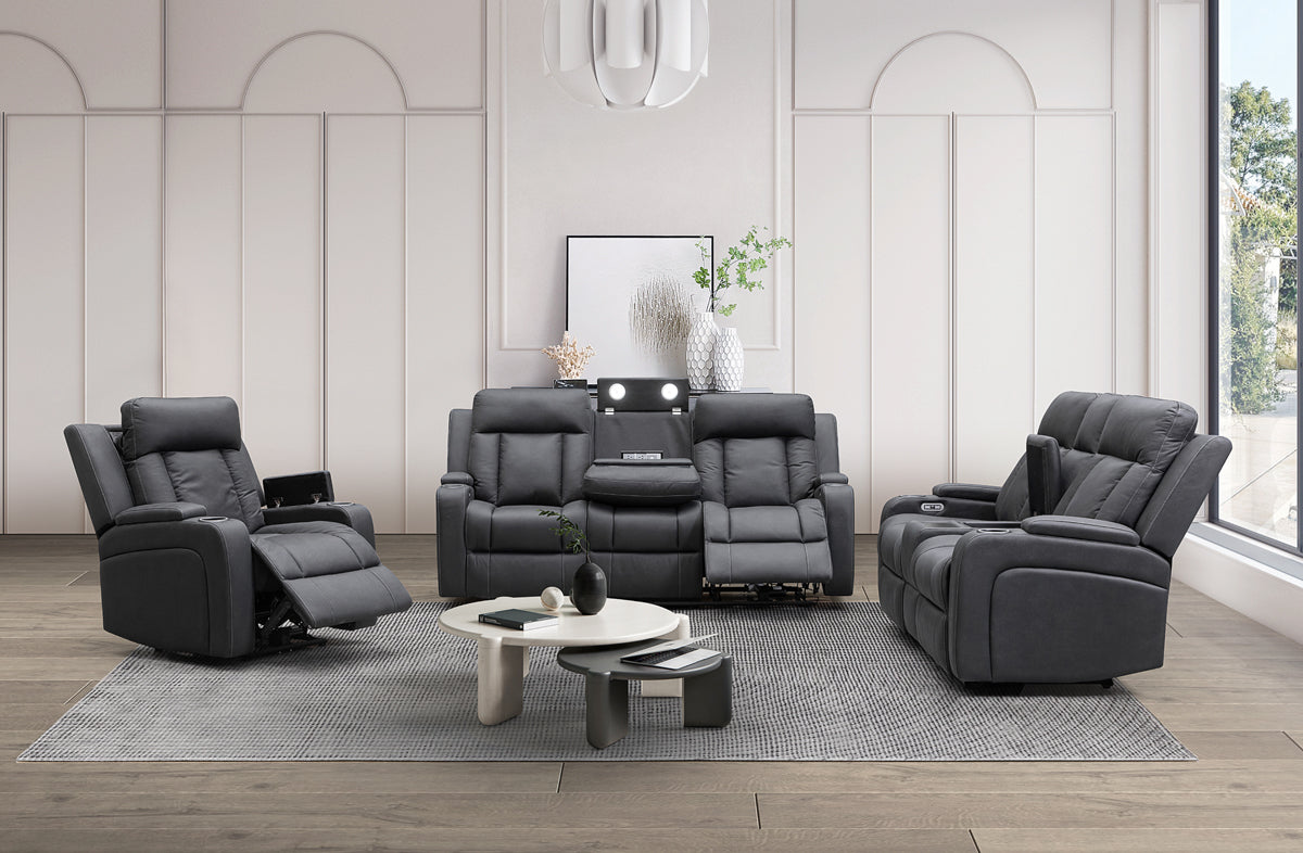 Jax triple outlet power recliner