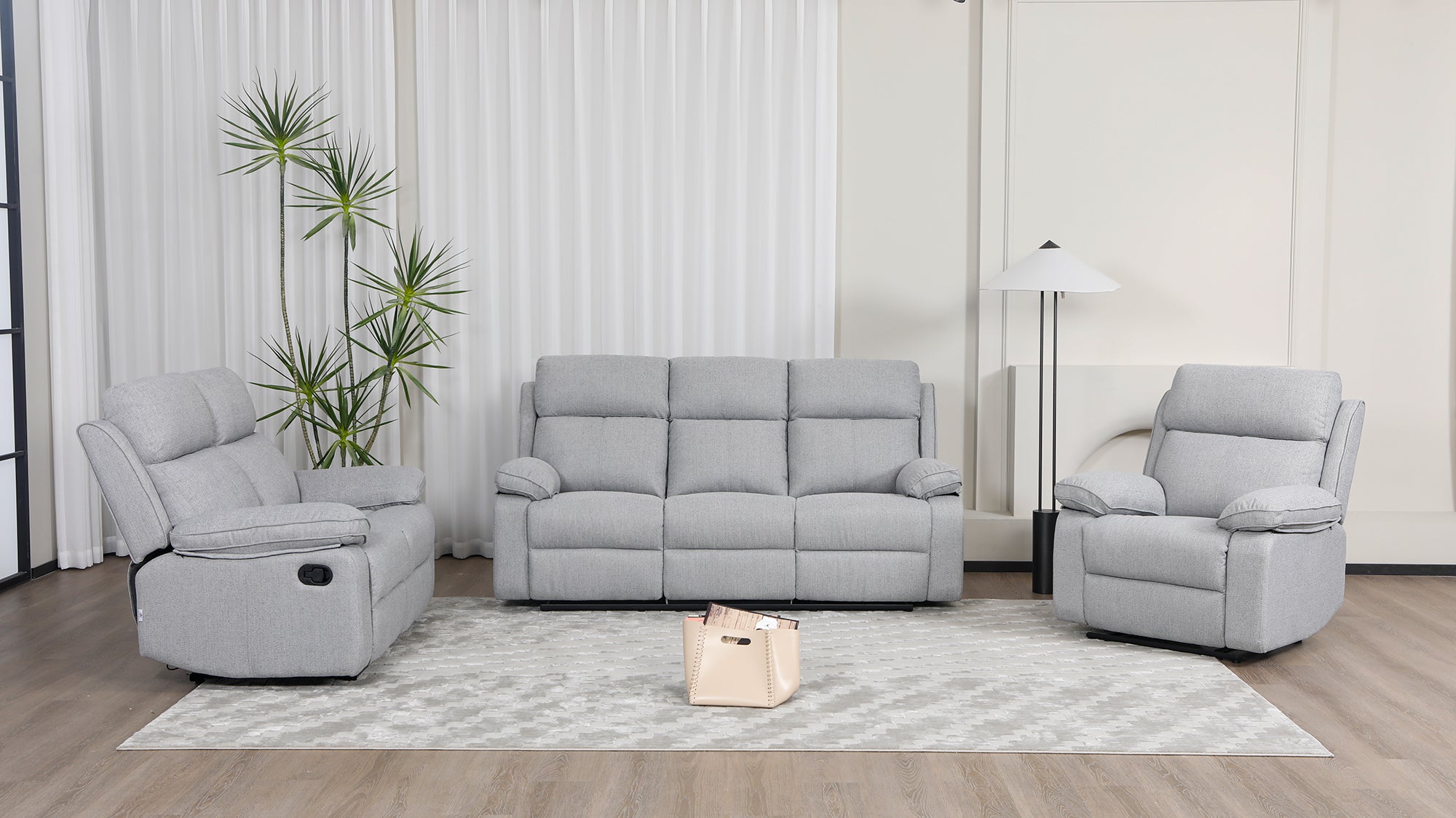 Bailey Fabric Recliner 1/2/3 Seater | Jory Henley