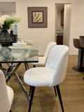 Bellevue Dining Chair Cream Fabric