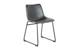 Tekapo PU leather Dining Chair Black / Camel / Mocha Brown