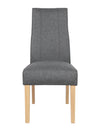 Norway Dining Chair  Dark Grey/Smoke Grey