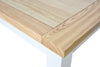 Hampshire Dining Table White Solid Pine and Ash Wood Top