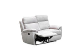 Evans Fabric Recliner 1/2/3 Seat Suite - Light Grey