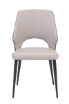 Benson PU Leather Dining Chair Grey