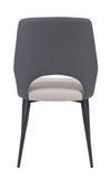 Benson PU Leather Dining Chair Grey