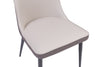 Kyoto PU Leather Dining Chair Beige / Grey