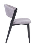 Beaumont Fabric Dining Chair Cream / Grey