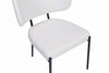 Lennon Fabric Dining Chair White