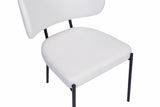 Lennon Fabric Dining Chair White