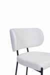 Lennon Fabric Dining Chair White