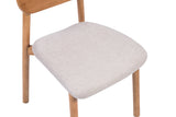 Kobe Fabric Dining Chair Grey / Sand