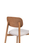 Kobe Fabric Dining Chair Grey / Sand