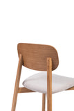 Kobe Fabric Dining Chair Grey / Sand