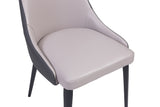 Regina PU Leather Dining Chair Grey