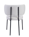 Lennon Fabric Dining Chair White