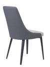 Regina PU Leather Dining Chair Grey