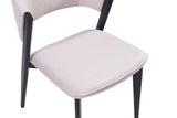 Beaumont Fabric Dining Chair Cream / Grey