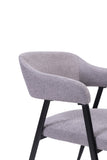 Yorkton Fabric Dining Chair Cream / Grey