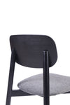 Kobe Fabric Dining Chair Grey / Sand