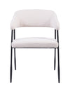 Yorkton Fabric Dining Chair Cream / Grey