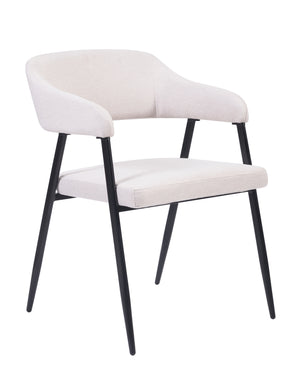 Yorkton Fabric Dining Chair Cream / Grey