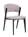 Beaumont Fabric Dining Chair Cream / Grey