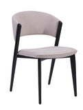 Beaumont Fabric Dining Chair Cream / Grey