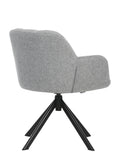 Murray Swivel Leisure Chair Grey Fabric