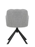 Murray Swivel Leisure Chair Grey Fabric