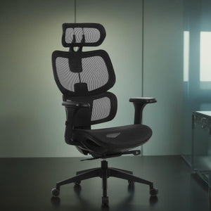 Taupo Highback Ergonomic Office Chair White / Black