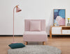 Voltin Pink Sofa Bed 1 Seater / Single