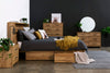 Nova Oak Look Storage Bed Headboard - King single/Double/Queen/King  - NZ made