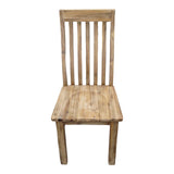 Silverstrike Rustic Dining Chair  Solid Acacia Wood