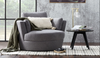 Croft Swivel Armchair-Joryhenley-Capri Charcoal-Jory Henley Furniture