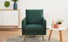 Lincoln Armchair (Green)-Joryhenley-Jory Henley Furniture